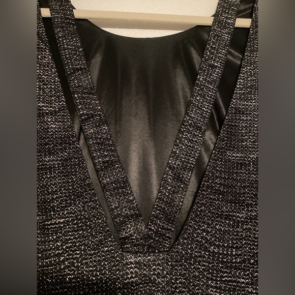 New BCBGeneration Metallic Chevron Dress - Picture 7 of 13